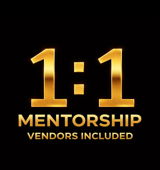 1:1 MENTORSHIP WITH VENDORS